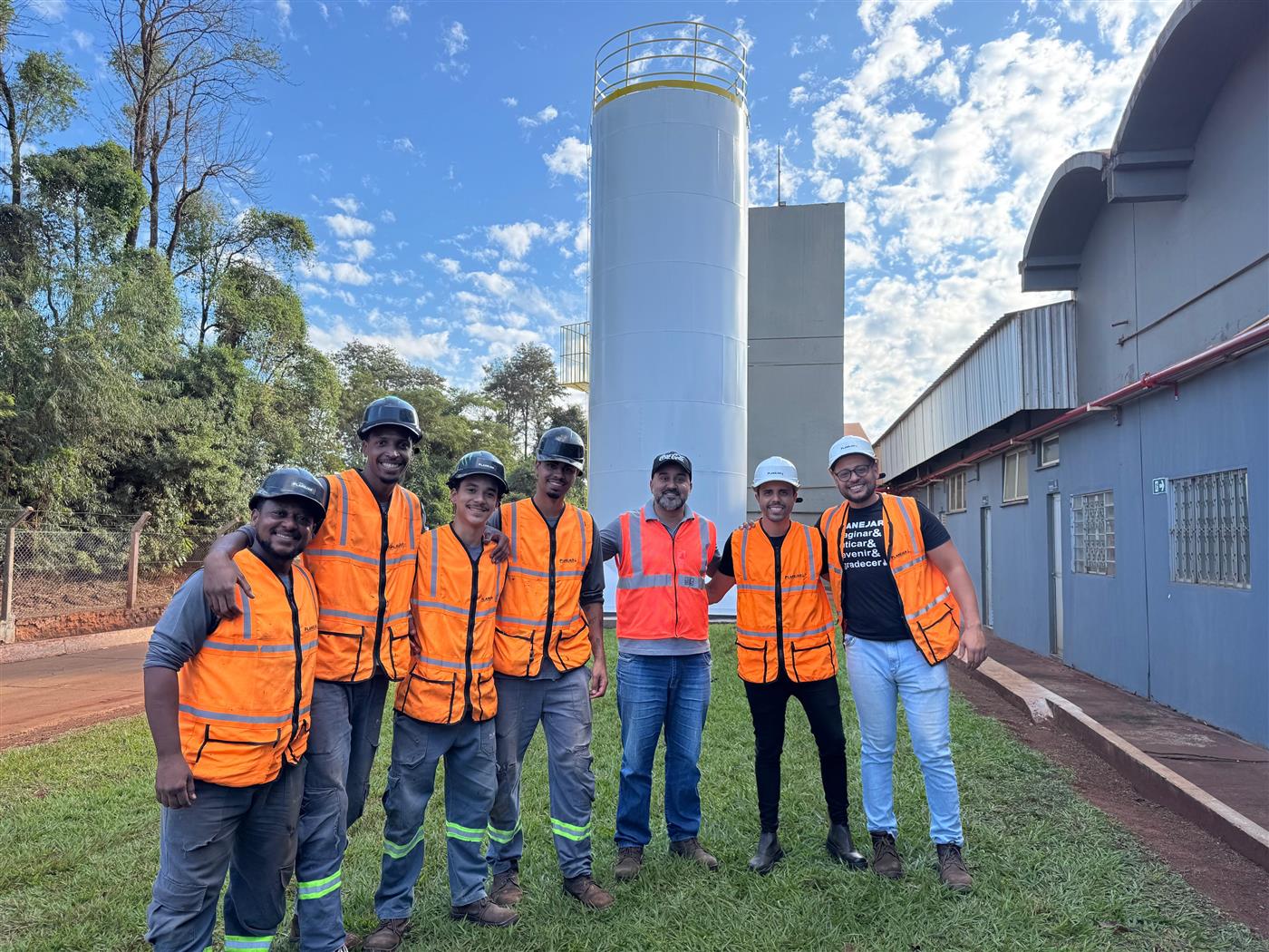 Foto de obra 1 - execução de sistemas contra incêndio