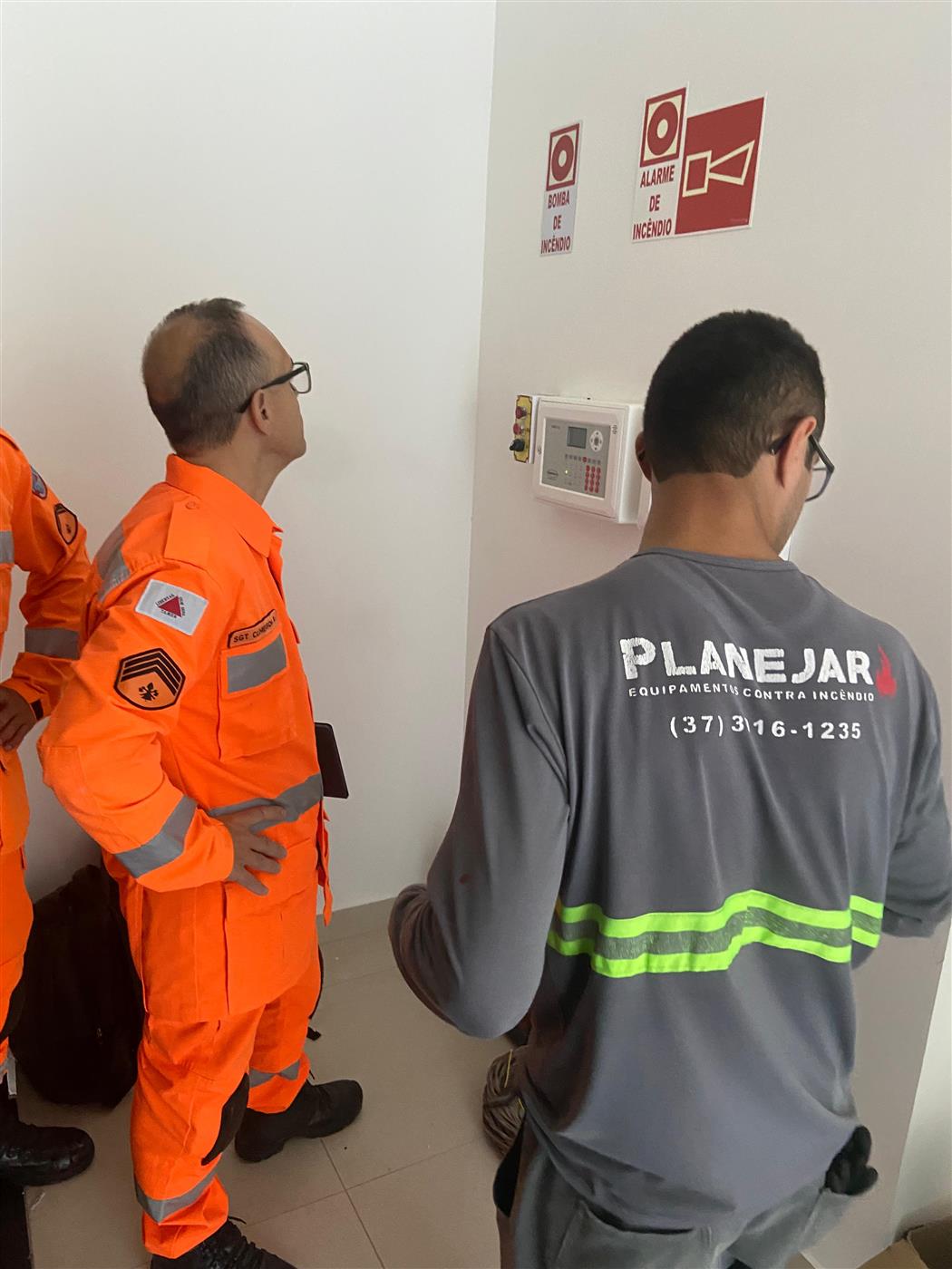 Foto de obra 12 - execução de sistemas contra incêndio