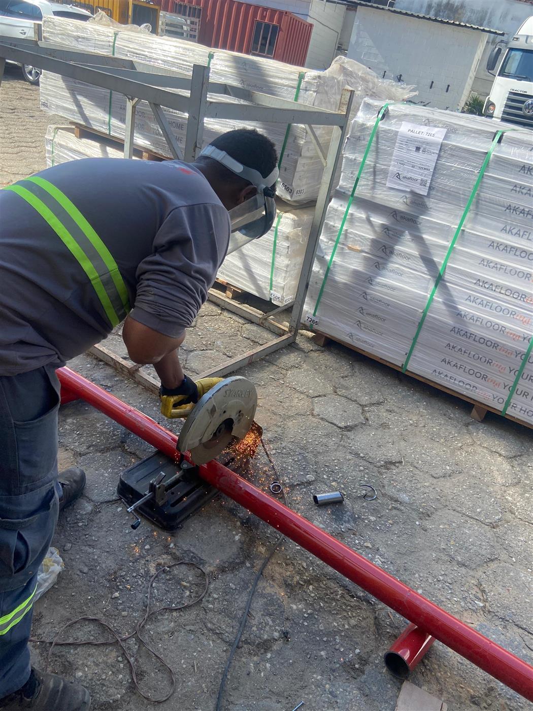 Foto de obra 16 - execução de sistemas contra incêndio