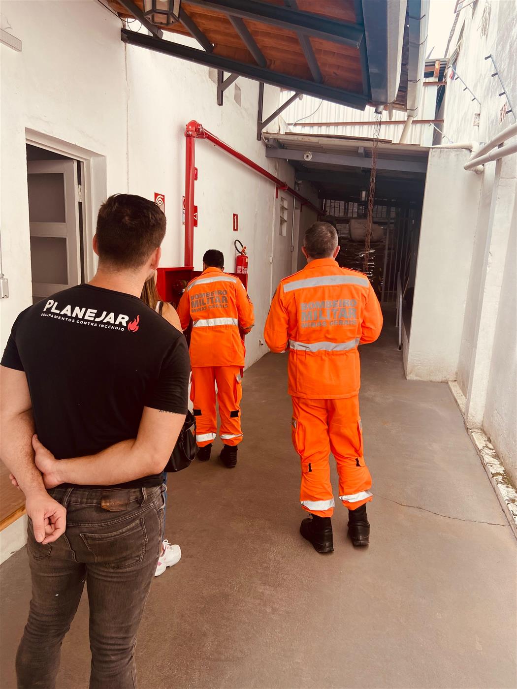 Foto de obra 17 - execução de sistemas contra incêndio