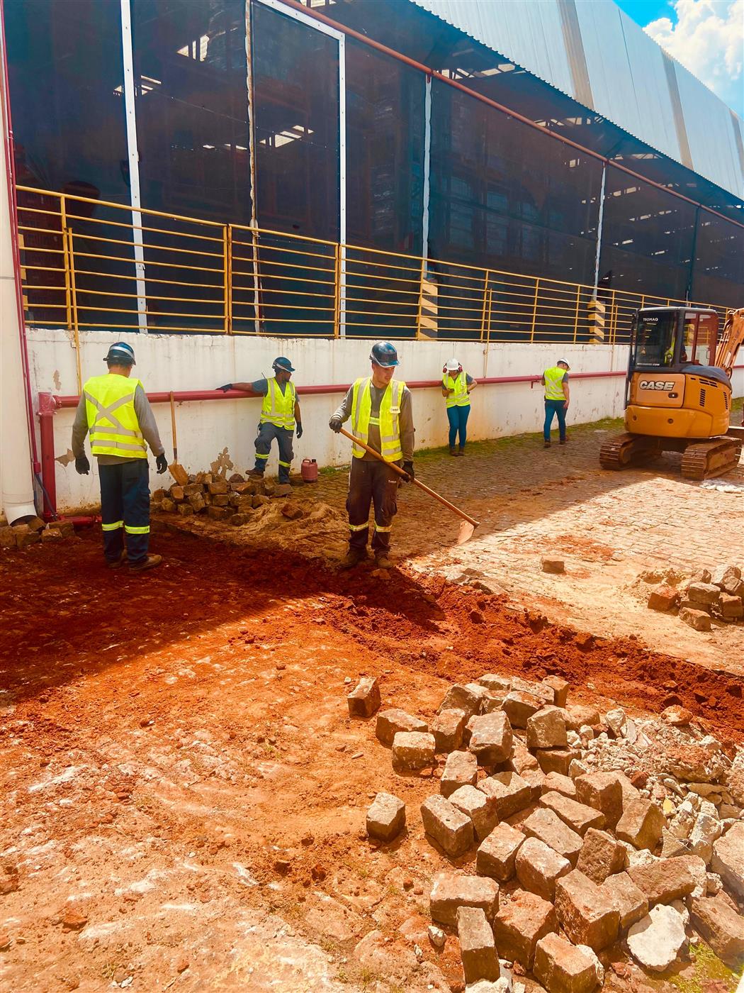 Foto de obra 26 - execução de sistemas contra incêndio