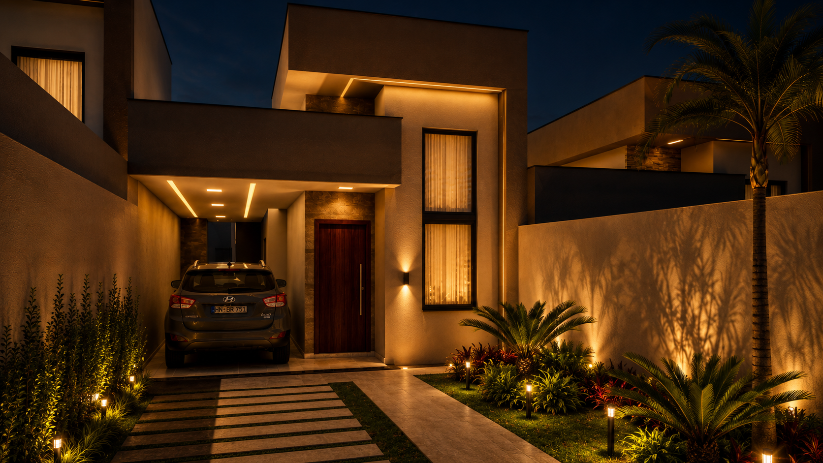 Obra 05 área externa residencial